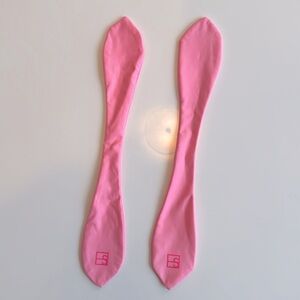 Set athleisure tank top ties, pink athletic material, excellent condition